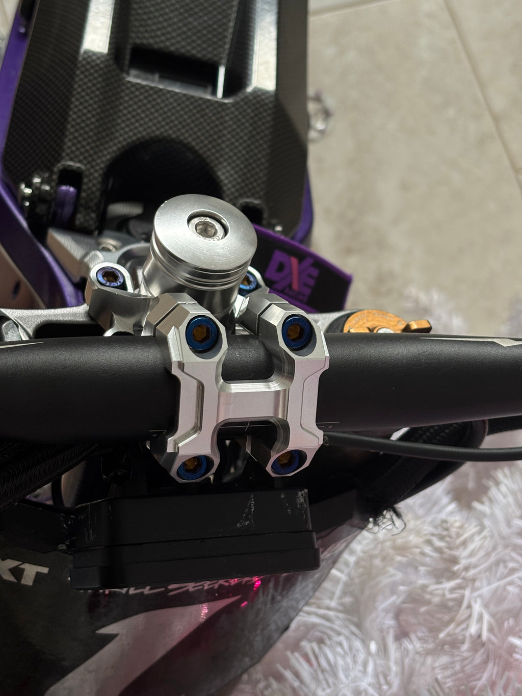 Titanium Direct Mount Stem Bolts 4 BOLTS